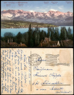 Ansichtskarte Zürich Panorama Zürichsee Mit Glärnischkette 1916 - Autres & Non Classés