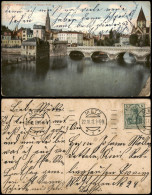 CPA Metz Stadt Partie A.d. Mittelbrücke, Le Moyen Pont 1912 - Metz