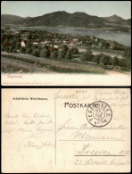 Ansichtskarte Tegernsee (Stadt) Panorama-Ansicht 1907   Gel. Als Soldatenpost - Tegernsee