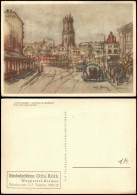 Barmen-Wuppertal ALTER MARKT Nach PASTELL VON AUGUST BROCKER, Künstlerkarte 1950 - Wuppertal