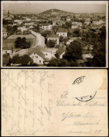 Postcard Warnsdorf Varnsdorf Straßenpartie Und Stadt - Fotokarte 1936 - República Checa