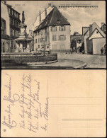 CPA Kolmar Colmar Partie Beim Rösselmann-Denkmal. Elsaß 1914 - Colmar
