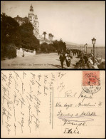 Postcard Monte-Carlo Casino, Terrasse 1927  Gel. Stempel Briefmarke - Andere & Zonder Classificatie