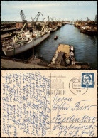 Ansichtskarte Vegesack-Bremen Hafen 1963 - Bremen