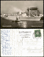Hamburg „Ausfahrt Eines Überseedampfers" Schiffe Dampfer Steamer Hafen 1960 - Other & Unclassified
