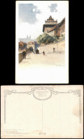 Postcard Prag Praha SCHWARZENBERSKÝ PALÁC Künstlerkarte 1913 - República Checa