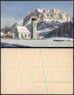 Winter-Ansichtskarten (Schnee/Eis) / Stimmungsbild Alpen Kirche 1913 - Zonder Classificatie