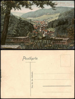 Bad Grund (Harz) Panorama-Ansicht Blick V. Iberger Kaffeehaus 1910 - Bad Grund