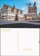 Ansichtskarte Lutherstadt Wittenberg Markt Mit Rathaus Und Stadtkirche 1991 - Other & Unclassified