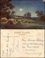 Postcard .Australien Australia Australian HARVEST MOON 1909 - Otros & Sin Clasificación