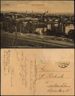 Ansichtskarte Zittau Blick V. Kummersberg, Bahnstrecke 1919 - Zittau