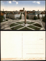 Ansichtskarte München Karolinenplatz Mit Obelisk, Stadt-Panorama 1922 - Muenchen