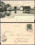 Ansichtskarte Leipzig Palmengarten 1899   Gel FREIBERG (Ankunftsstempel) - Leipzig