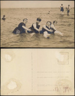 Ostsee Baltic Sea Künstlerkarten Mode Kleidung Frauen Planschen 1916 Privatfoto - Autres & Non Classés