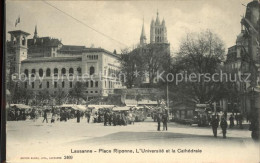 11678848 Lausanne VD Place Riponne Universite Et Cathedrale Lausanne - Otros & Sin Clasificación