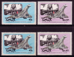Tonga 1983 Concorde, Mint And Specimen - Concorde