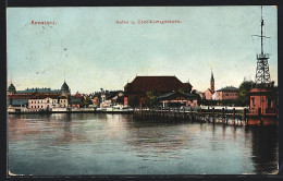 AK Konstanz, Hafen Und Conciliumsgebäude  - Konstanz