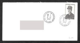 1 26	-	331	Saligny Sur Roudon 3/2/1972 			Enveloppe Ouverte Sur Le Haut & Pliée En Deux - De Gaulle (Generaal)
