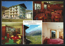 Cartolina Livigno, Hotel Pensionate Albergo St. Rocco  - Autres & Non Classés