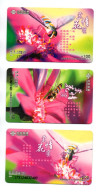 Abeille Bee 3 Télécartes Chine Phonecard (K 328) - Cina