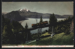 AK Rigibahn, Bergbahn Auf Der Schnurtobelbrücke, Pilatus  - Otros & Sin Clasificación