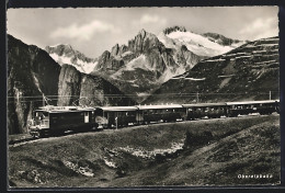 AK Oberalpbahn Vor Toller Bergkulisse  - Otros & Sin Clasificación