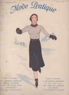 Revue  MODE PRATIQUE  N° 5 Du 31 Janvier 1931  Avec Belle Couverture Illustrée (patinage)    (CAT4084 / 31 / 05) - Fashion