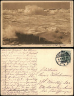 Ansichtskarte Westerland-Sylt Seestudie - Sturm 1910  Gel. Stempel W-Sylt - Sonstige & Ohne Zuordnung