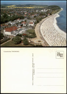 Travemünde-Lübeck Luftbild Strand Partie Vom Flugzeug Aus 1975 - Sonstige & Ohne Zuordnung