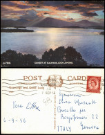 Postcard Schottland SUNSET AT BALMAHA, LOCH LOMOND. 1956 - Otros & Sin Clasificación