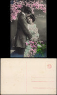 Ansichtskarte  Liebe Liebespaare - Love: Mann Frau - Colorierte Fotokarte 1918 - Couples