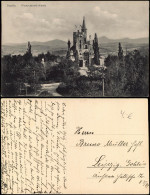 Teplitz-Schönau Teplice Franz Josefs-Warte, Bergkette Stadt 1915 - Czech Republic