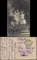 Glückwunsch Geburtstag Birthday Kinder 1918  Gel. Feldpoststempel Graudenz - Birthday