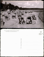 Timmendorfer Strand Strandleben Beim Seeschlösschen, Strandkörbe 1956 - Sonstige & Ohne Zuordnung