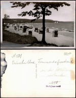Ansichtskarte Timmendorfer Strand Strandpartie - Strandkörbe 1956 - Sonstige & Ohne Zuordnung