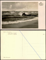 Ansichtskarte Neukirchen (Ostholstein) Strand, Brandung 1954 - Sonstige & Ohne Zuordnung