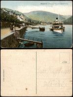 Ansichtskarte Boppard Landungsplatz Der Dampfboote 1914 - Boppard