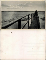 St. Peter-Ording Seebrücke Zur Sandbank, Frauen Stimmungsbild 1939 - Autres & Non Classés