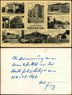 Ansichtskarte Gießen Stadtteilansichten, Straßen, Hochhäuser 1952 - Giessen