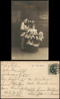 Glückwunsch Geburtstag Birthday Kinder Im Blumenkorb Fotokunst 1915 - Compleanni