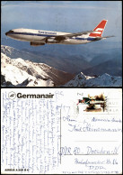 Ansichtskarte  Germanair AIRBUS A 300 B 4 1980 - 1946-....: Ere Moderne