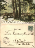 Ansichtskarte Weimar Naturbrücke Im Park 1899 - Weimar