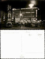 Frankfurt Am Main Roßmarkt Bei Nacht, Abend-/Nachtaufnahme 1957 - Frankfurt A. Main