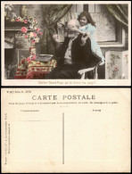 Fotokunst Frankreich: Devine Grand-Papa Qui Te Ferme Les Yeux? 1910 - Ohne Zuordnung