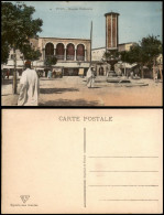 Postcard Tunis تونس Mosquée Halfaouine, Moschee Gebäude 1910 - Tunisia