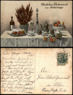 Glückwunsch Geburtstag Birthday Grusskarte Mit Gedecktem Tisch 1913 - Compleanni