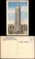 Postcard New York City Empire State Building 1932 - Other & Unclassified