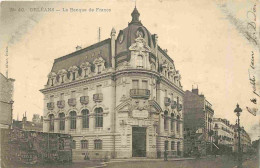 45 - Orléans - La Banque De France - Animée - Précurseur - CPA - Oblitération Ronde De 1904 - Voir Scans Recto-Verso - Orleans