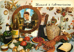 Recettes De Cuisine - Homard à L'Armoricaine - Gastronomie - CPM - Voir Scans Recto-Verso - Ricette Di Cucina