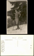 Ansichtskarte  Wintersport: Skifahrer/Snowboarder USA 1932 - Sport Invernali